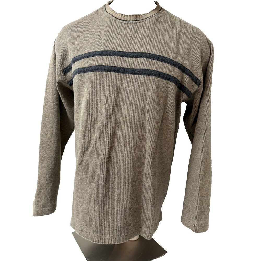 Vintage Van Heusen Sweater Mens M Crewneck Beige